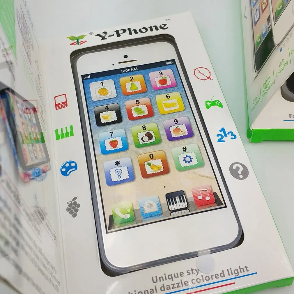 

Kids Learning Mobile Phone Toy with Music Play Games Machine Children Baby Early Educational Learning Toy Gift