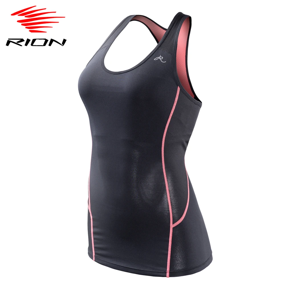 

Майка RION женская спортивная быстросохнущая, жилет без рукавов для йоги, тренировок в тренажерном зале, одежда для фитнеса и активного отдых...