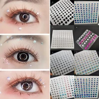 3d diamond self adhesive sticker diy eyeshadow stickers nail stickers face jewels face decoration body brow makeup sticker