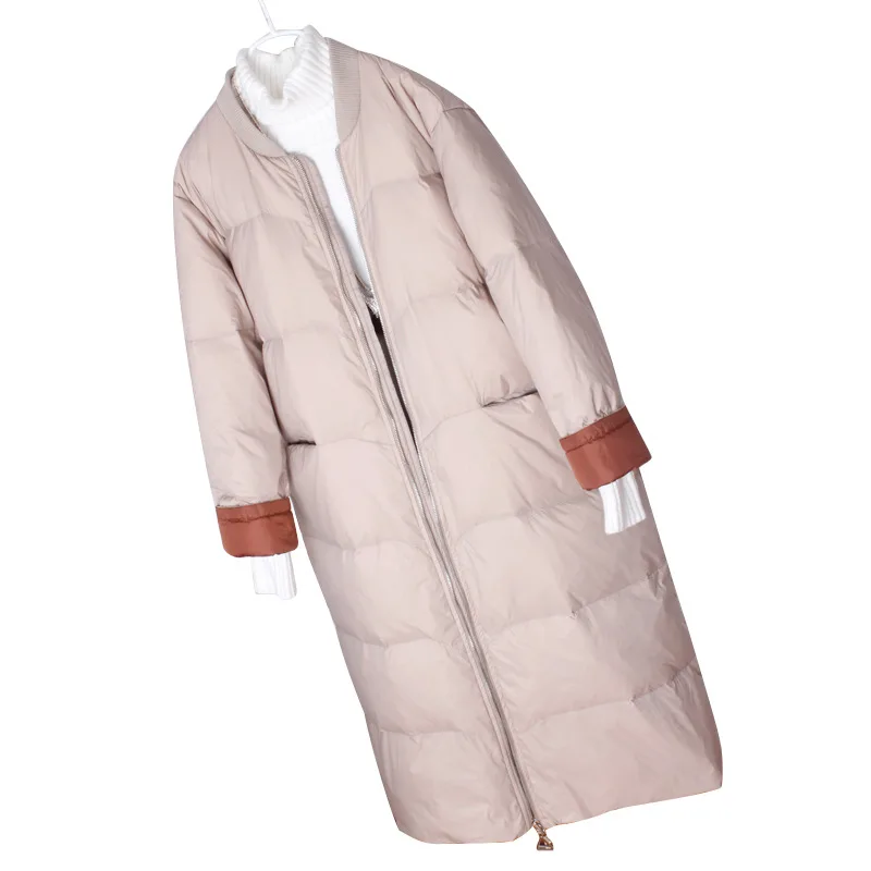 

90% Women Parka Coats Jackets White Duck Thick Warm Down Jacket Woman Hooded