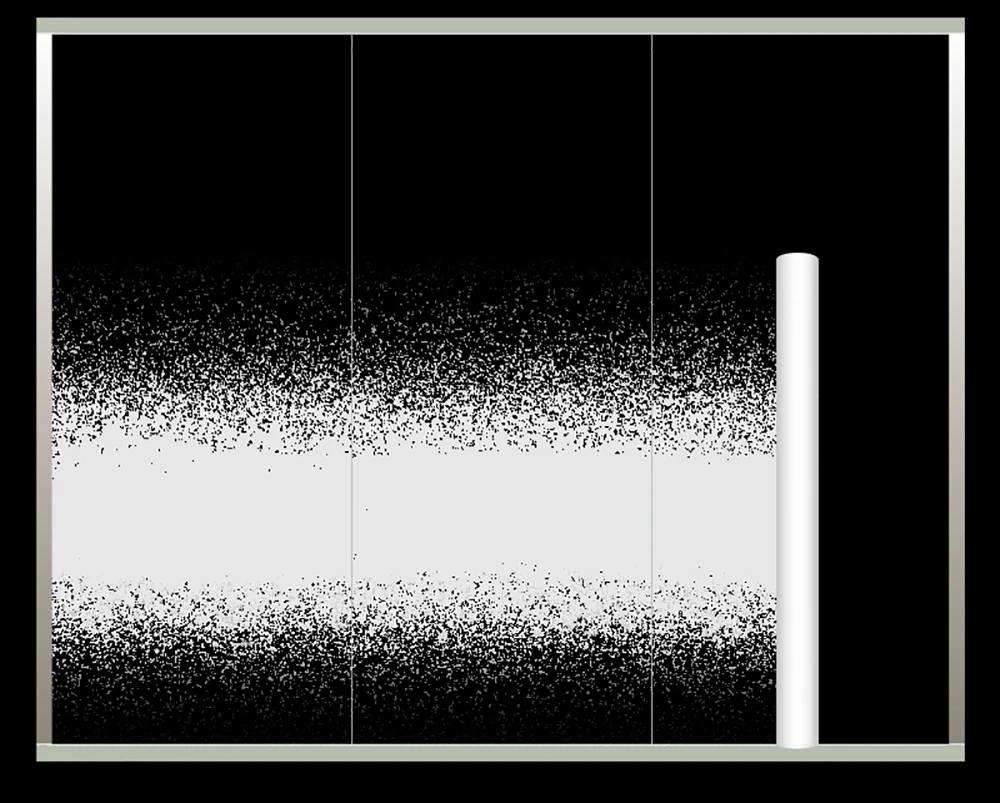 

SUNICE 152x8m White Dots Gradient Single-Way Film Self-Adhesive Window Foil Tint Home Semi-Privacy Glass Sticker Hotel Decor