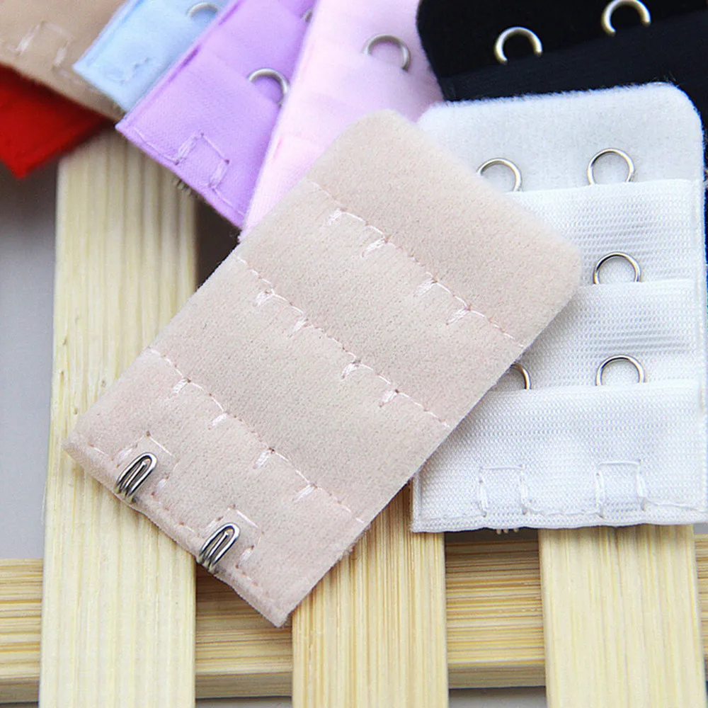 

7PC Back Bra Extender Clip Strap Extension Bra 2x3 Hooks Extender Strap Adjustable Extension