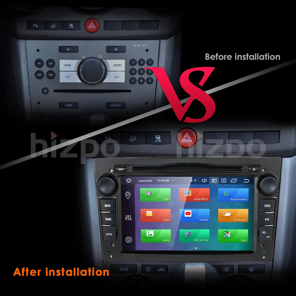 HD 1024*600 Восьмиядерный 2din Android 9,0 4G+ 64G Автомобильный dvd-плеер для Opel Corsa Vectra C D Meriva Vivaro Tigra Signum радио gps Navi