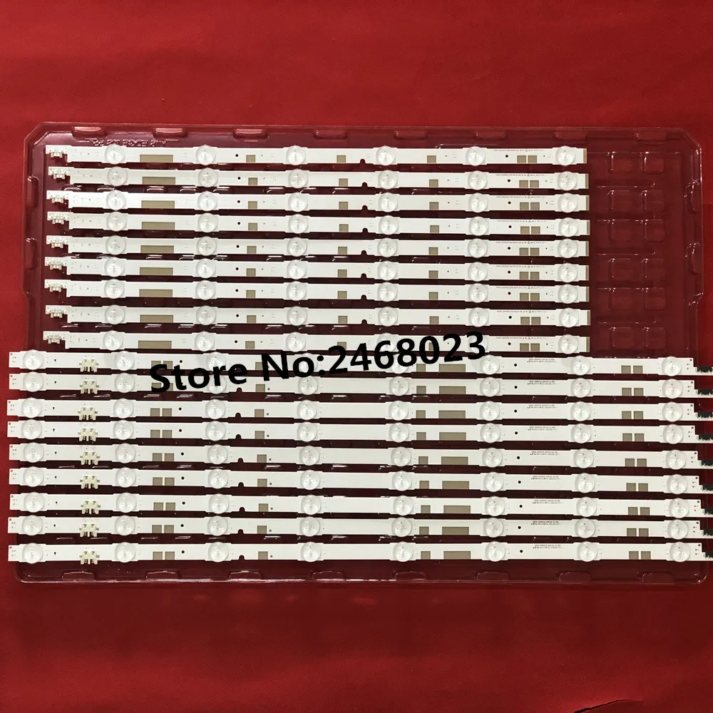 Новый комплект 18 шт. светодиодных лент для подсветки Sam sung UE55JU6800K UE55JU6870U V5DR_550SCA_R0