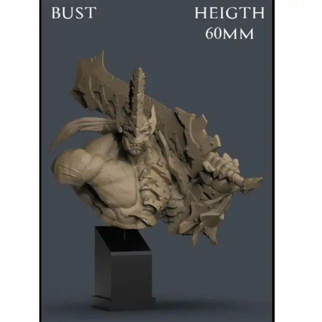 

60mm Resin Model Bust GK，Unassembled and unpainted kit