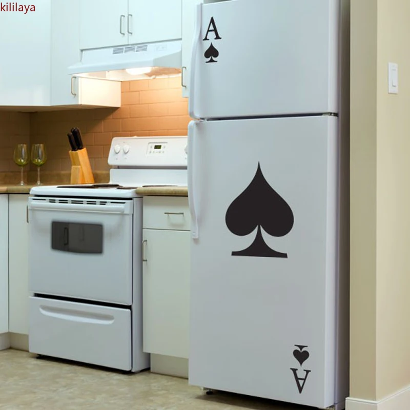 

Kililaya Stickers The Pike Spade A Vinyl Wall Sticker Fridge Decals Mural Wall Art Kitchen Refrigerator Tile Home Decor