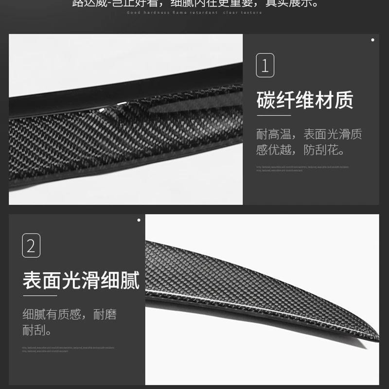 

For BMW 3 Series G20 330i 340i Spoiler 2019+ P Style High Quality Carbon Fiber Rear Trunk Roof Spoiler Wing Car Styling