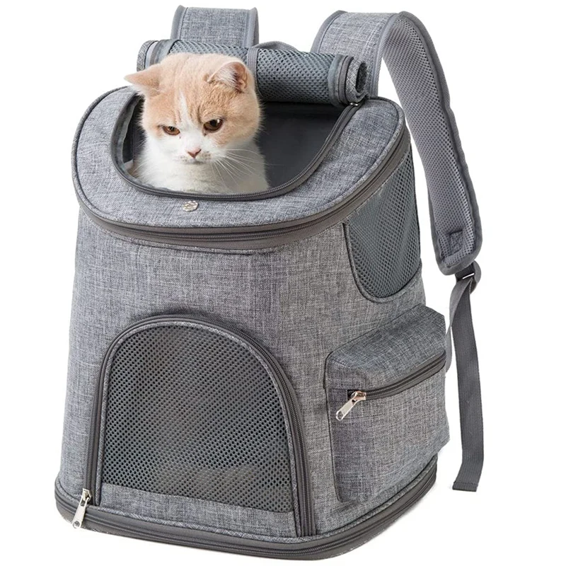 

Рюкзак для маленьких собак и кошек, рюкзак-переноска для маленьких собак, щенков, кошек, кроликов, одобрен авиакомпанией