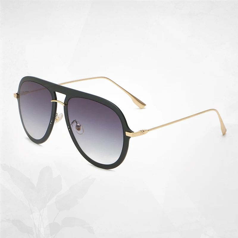 New Vintage Rimless Pilot Sunglasses Women Men Retro Fashion Sun Glasses Trendy Lady Luxury Brand Eyewear Men Silver Gray Shades