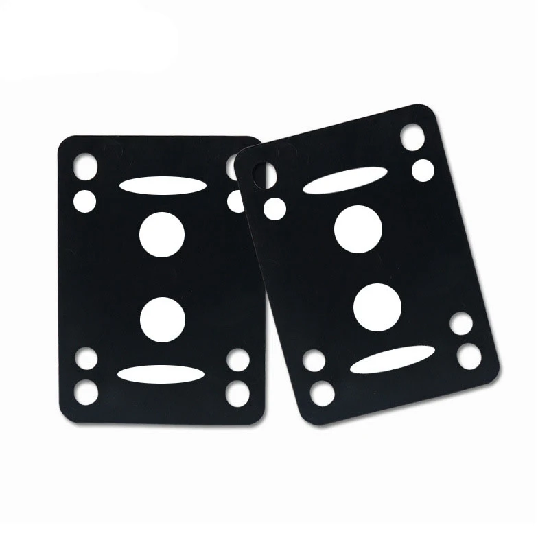 

10 Pieces Skateboard Riser Pad 4mm Shock Pads Longboard Rise Pads Skateboard Shock Pads Soft Longboard Shockpads