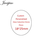 JWEIJIAO Новые поступления Сделай Сам овальной формы 18x25 мм стеклянный кабошон купол с плоской задней поверхностью изготовление ручной работы 5 шт.лот NA01