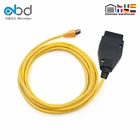 ENET кабель для передачи данных для BWM ENET ICOM, кодирование Ethernet в OBD интерфейс, автомобильный диагностический кабель для BMW серии F ENET, инструмент для передачи данных
