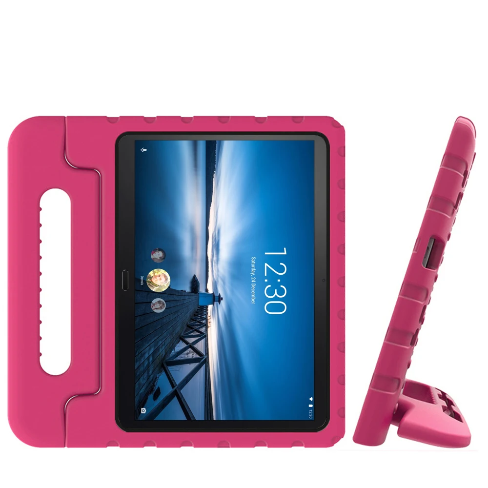 Детский чехол для планшета Lenovo Tab M10 P10 10 1 in X605 2019 противоударный защитный с ручкой
