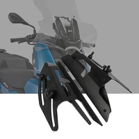 motorcycle accessories front windshield adjusting bracket handguard shield for bmw c400x aluminum c 400x motorbike parts