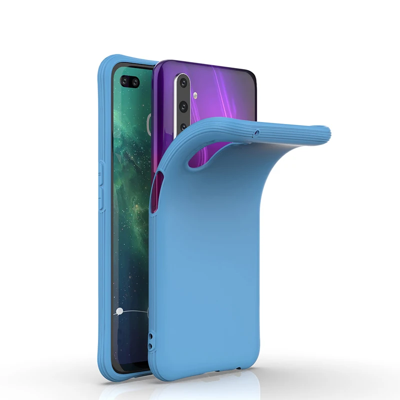 Чехол для Oppo Realme C3 X2 XT Reno 3 7 Pro A91 A53 A5 A9 2020 мягкий резиновый противоударный чехол