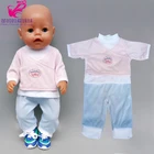 17 дюймов детская кукольная одежда для 43 см Одежда для куклы детские игрушки для девочек pjs