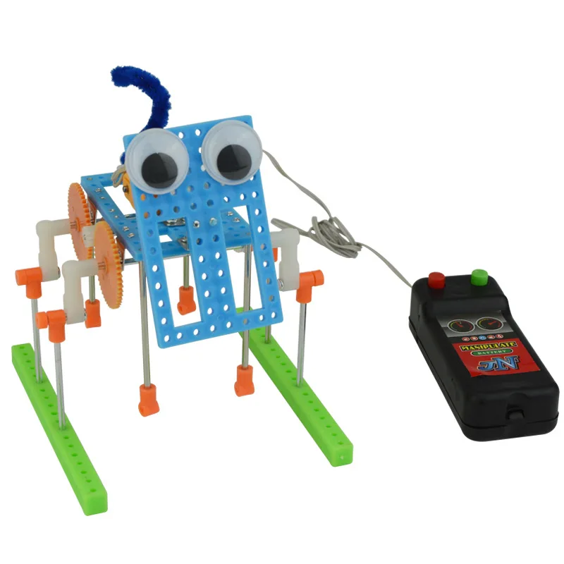 

Small production, small invention, manual DIY dog walking robot, student electric remote control scientific experiment