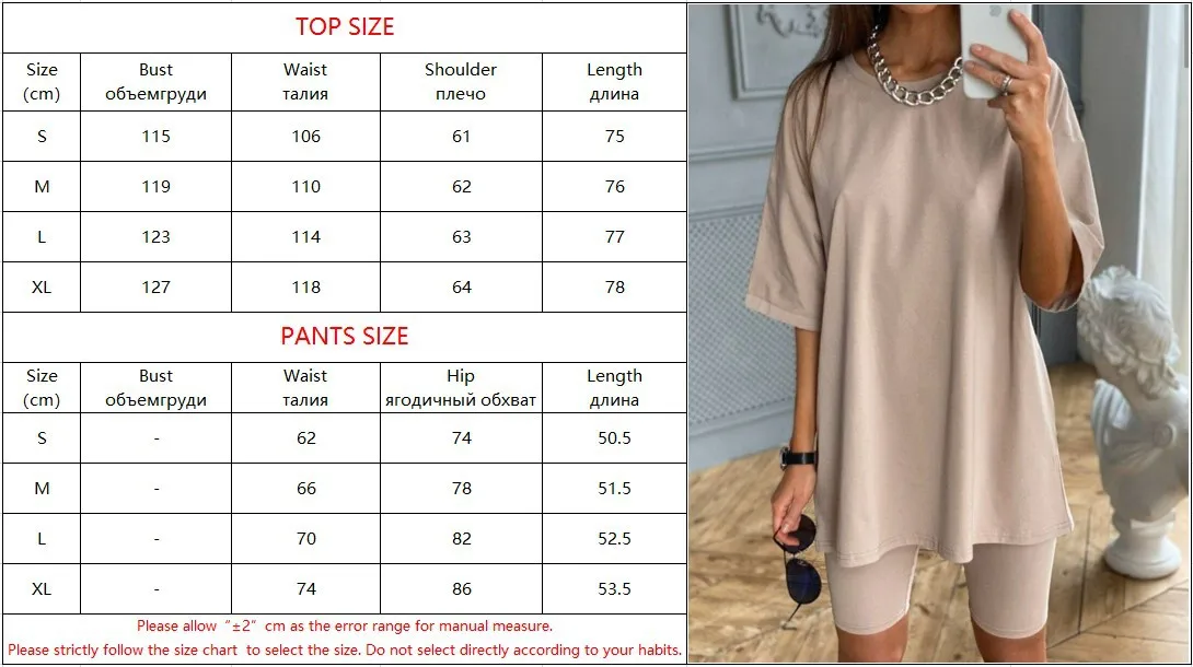 

Summer Womens Casual T-Shirt and Shorts 2 Piece Sets with Belt Cotton Loose Tops Sets Female Black White Tracksuit Lady Suits