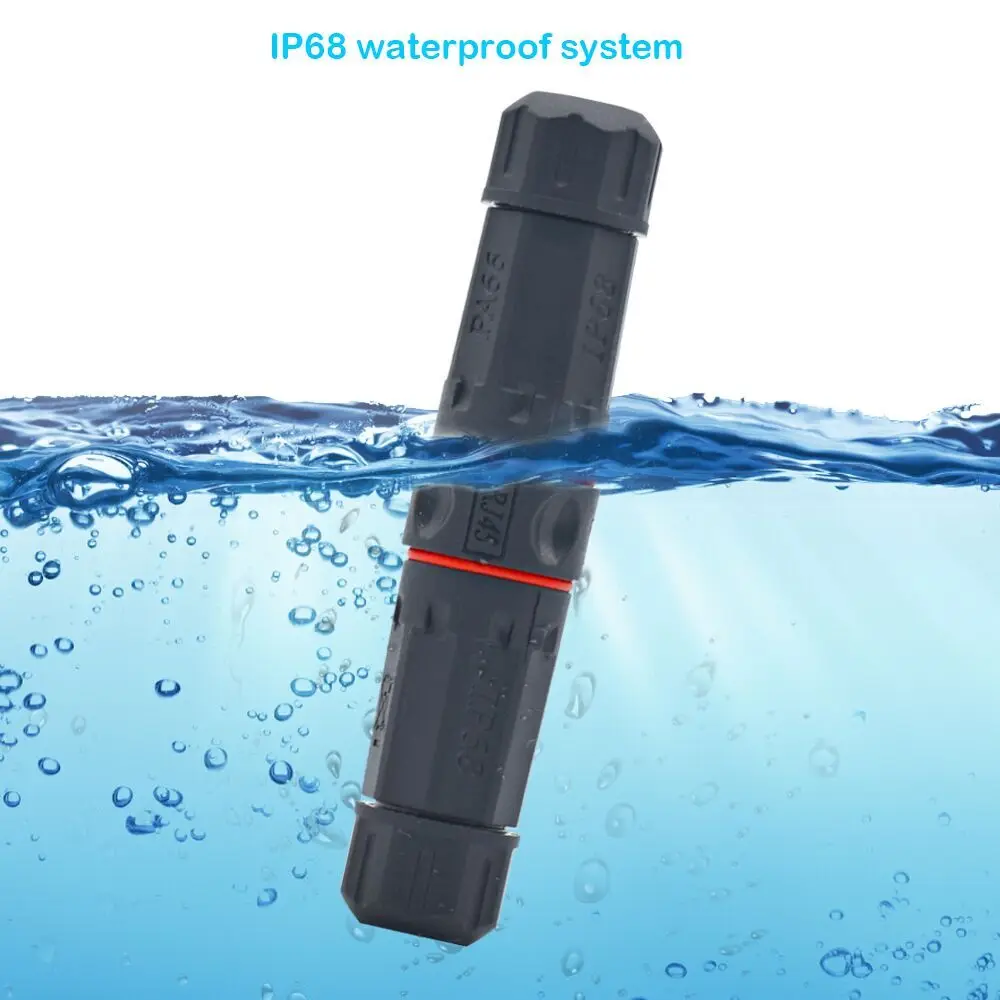 Новый водонепроницаемый сетевой Ethernet-кабель RJ45 соединитель провода удлинитель с