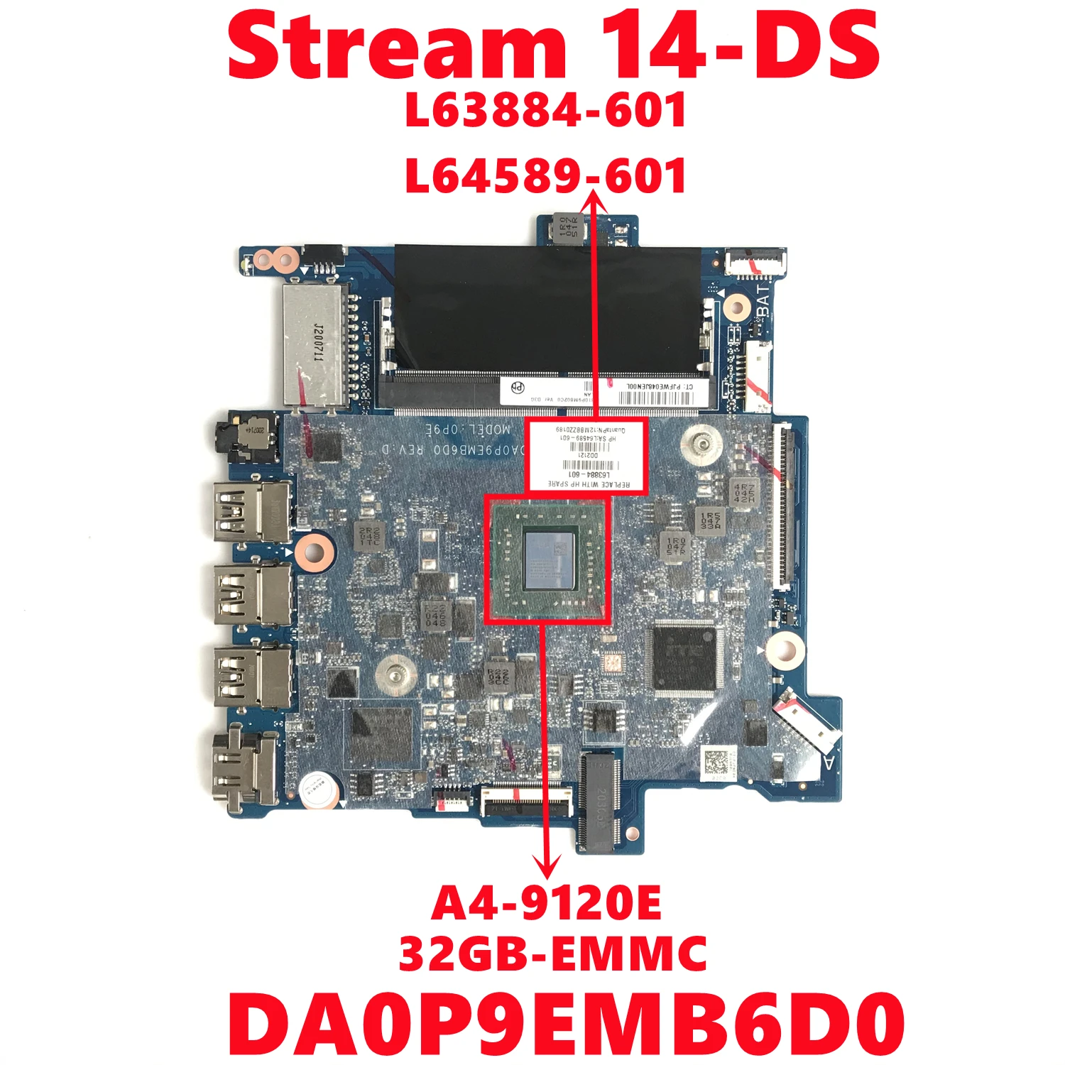 Usb-    HP Stream 14-DS   100% 