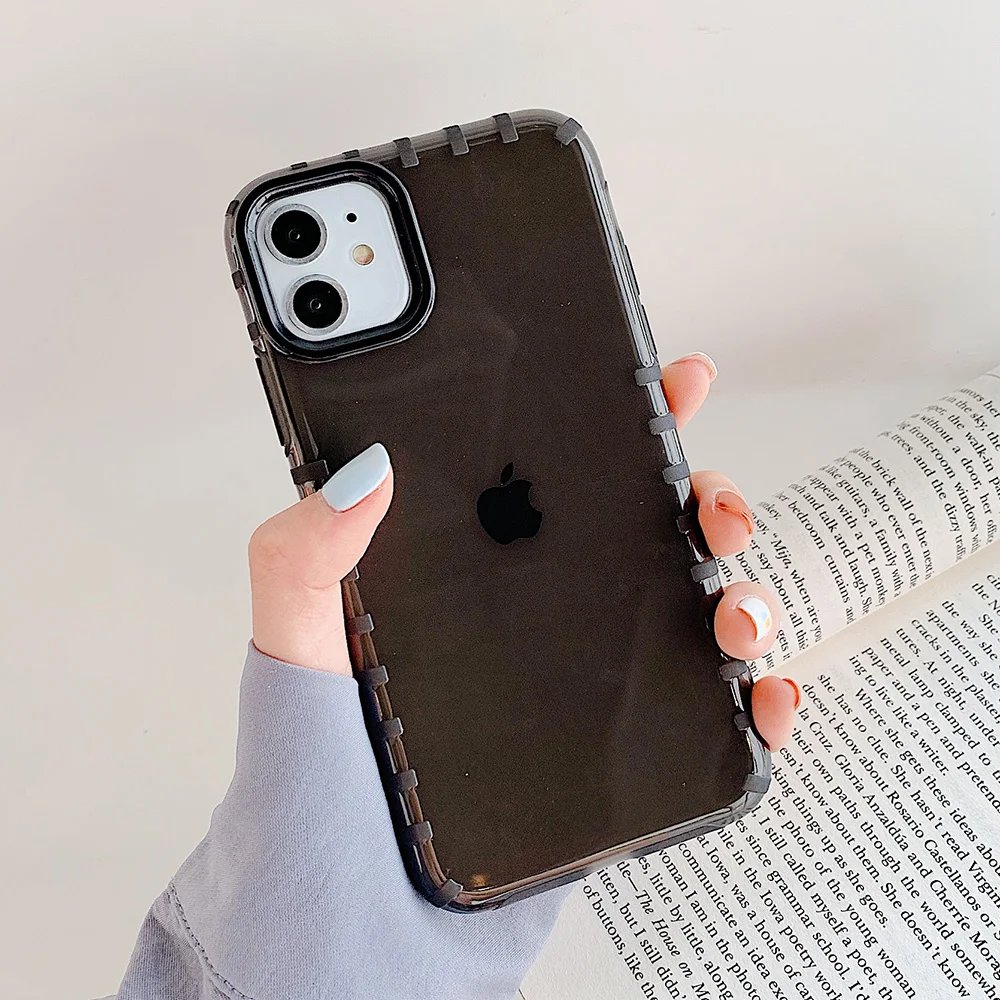 Противоударные однотонные Чехлы LOVECOM с защитой камеры для iPhone 11 Pro Max XS Max XR 6 6S 7 8 Plus X Мягкая задняя крышка из ТПУ