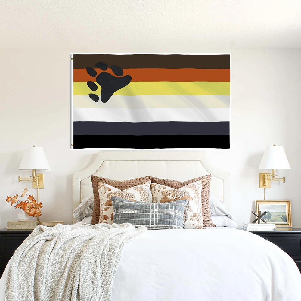 Медвежья Гордость Флаг 3x5 фреймов братье лгбтфк | Дом и сад