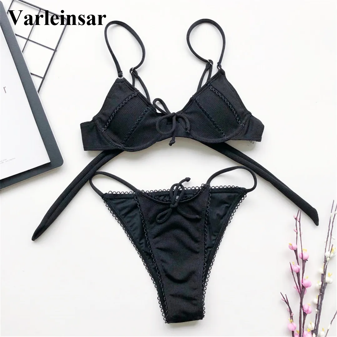 Новый сексуальный 2020 мягкий женский купальник бикини комплект из двух частей