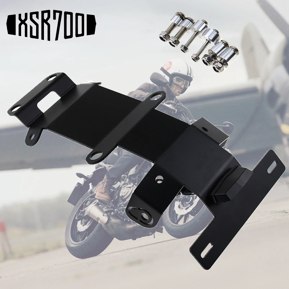 

License Plate Holder LED Light For YAMAHA XSR700 XSR 700 2015-2020 Motorcycle Accessories Tail Tidy Fender Eliminator