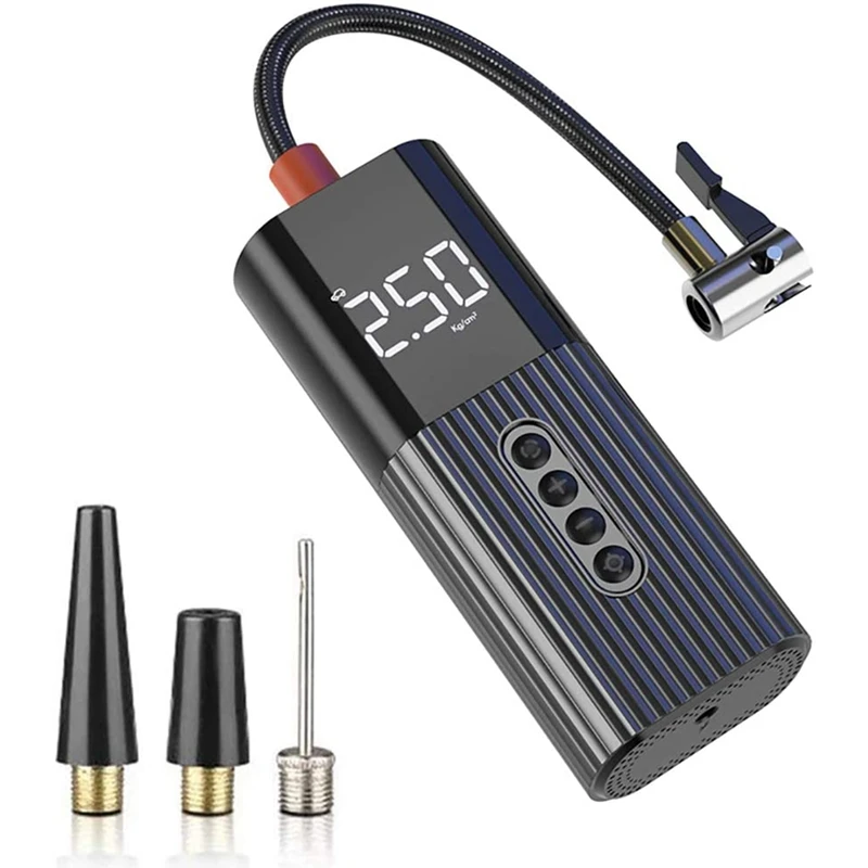 DC12V Air Pump Tire Inflator Portable Compressor Steel Wire for Automobile and Bicycle |