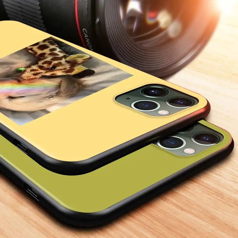

Cute Puppy Dog For Apple iPhone 12 Pro Max Mini 11 Pro XS Max X XR 6S 6 7 8 Plus 5S SE2020 Black Phone Case