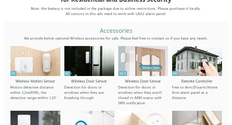 HOMSECUR DIY беспроводная домашняя безопасность wifi GSM Сигнализация приложение пульт дистанционного управления RFID карта Arm Disarm(панель сигнализации LA02 PIR и т. д
