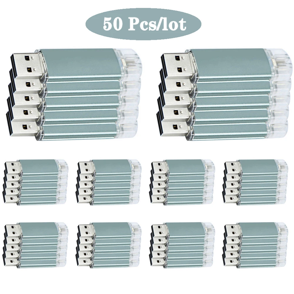 

50 pcs/lot Free LOGO high speed Usb2.0 Flash OTG usb flash drive 4gb 8gb 16gb 32gb Metal U Disk OTG for wedding gift