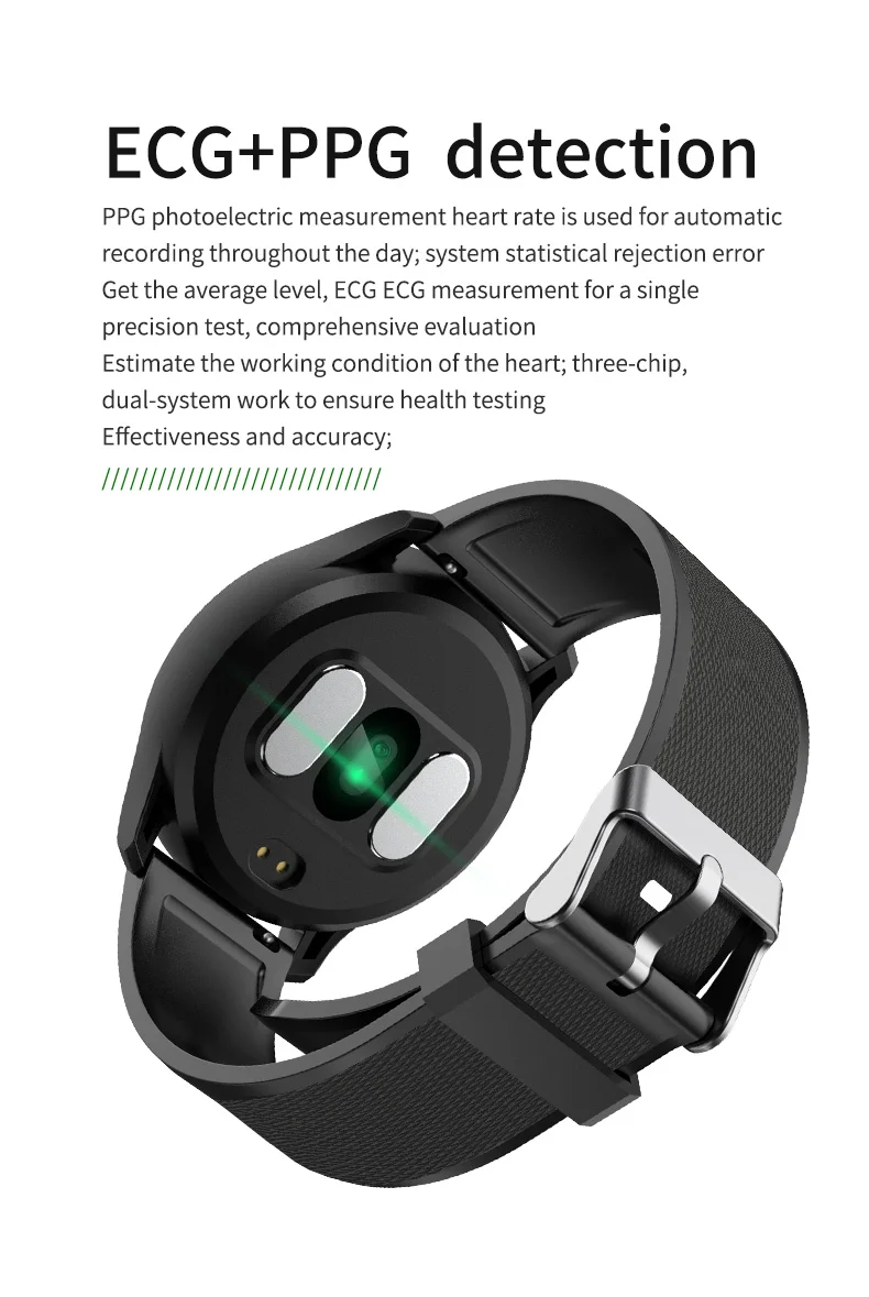 LEMDIOE ЭКГ smart watch мужские водонепроницаемые IP68 Измерение частоты сердечных сокращений измерение показателей ЭКГ фитнес-часы для apple ios android