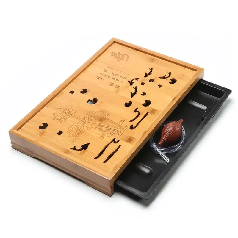 

Dienblad Te Chino Serving Plateau De Service Table Puer Dienbladen Ceremony Set Holder Serv Ing Chinese Kung Fu Tea Tray