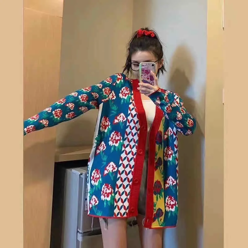 

CMAZCMAZCardigan Coat Women's Knitted Autumn New Sweater Women's Autumn