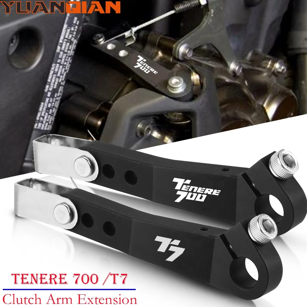 For yamaha Tenere 700 2019 2020 2021 Clutch Arm Extension One Finger Clutch compatible Easy Pull Clutch Lever System Tenere 700
