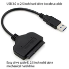 Кабель-адаптер USB 3,0 на SATA6G, компьютерные кабели, разъемы, USB-адаптер SATA, кабель-поддержка для жесткого дискаSSD 2,53,5 дюйма