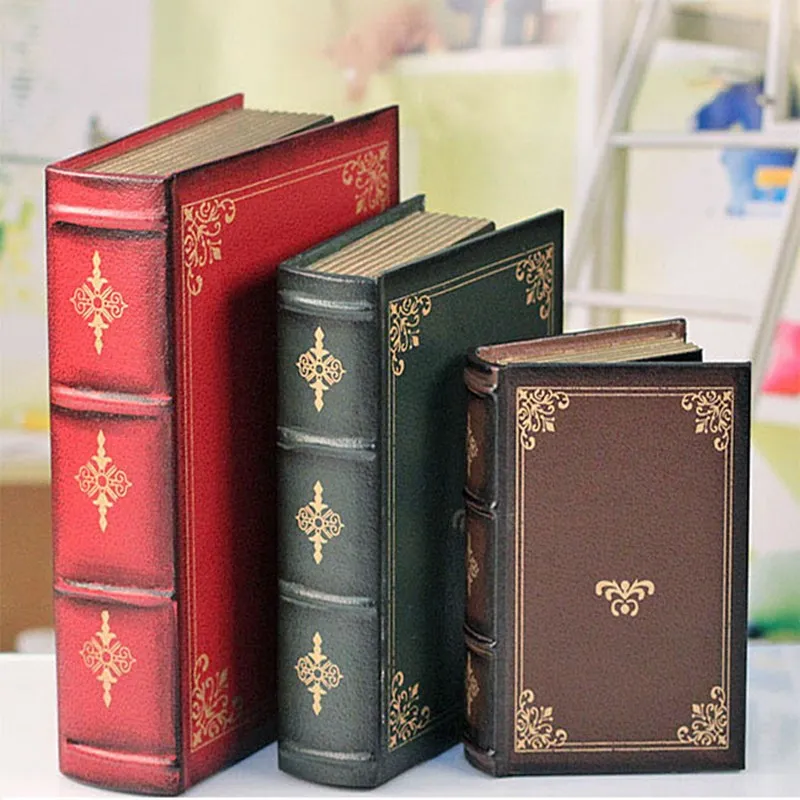 Винтажная модель книг контейнер для всякой всячины домашний декор