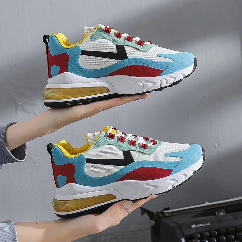 

Fashion Women Platform Running Shoe Air Cushion Sneakers for Women Lightweight Non-Slip Sport Tennis Shoes 2021 Walking Sneakers