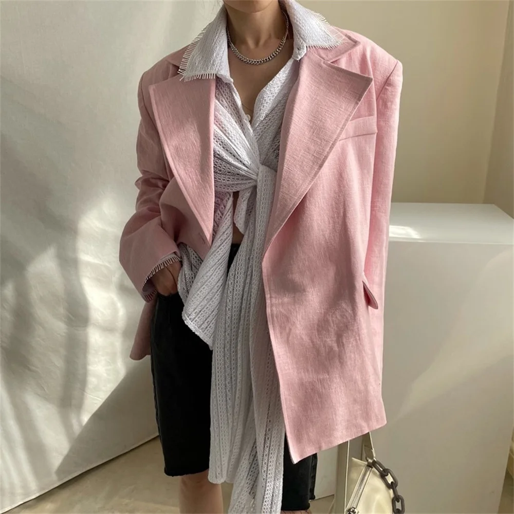 

Шикарные нестандартные однотонные женские блейзеры, новинка, модные офисные деловые Элегантные Осенние пальто