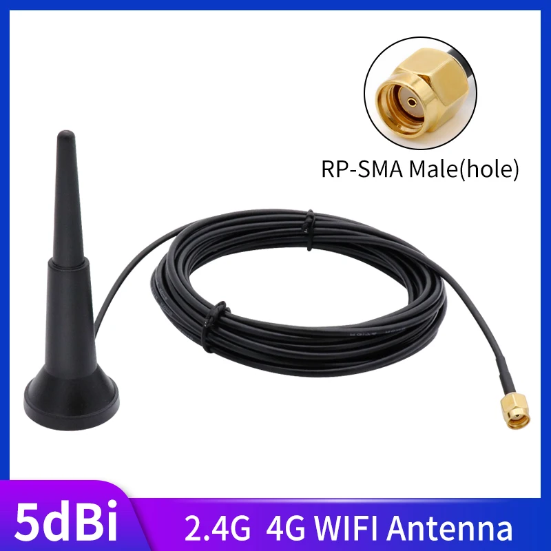 Водонепроницаемый 5dBi 2 4G антенный маршрутизатор WIFI усилитель антенны с