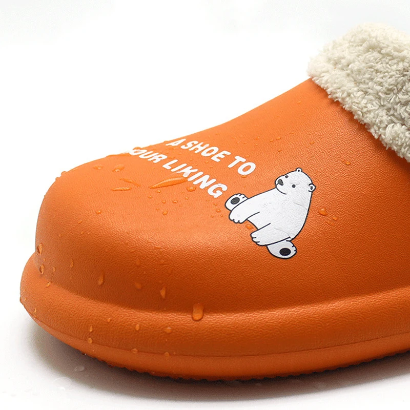 2020 зимние хлопковые домашние тапочки унисекс женские с мультяшным рисунком и