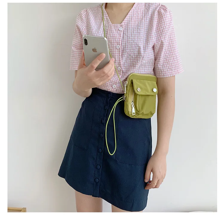 Новинка, женская сумка на талию, модная, маленькая, сменная, Брезентовая, многофункциональная, для женщин, маленькая, сумка на талию, женская, одноцветная, нагрудная сумка