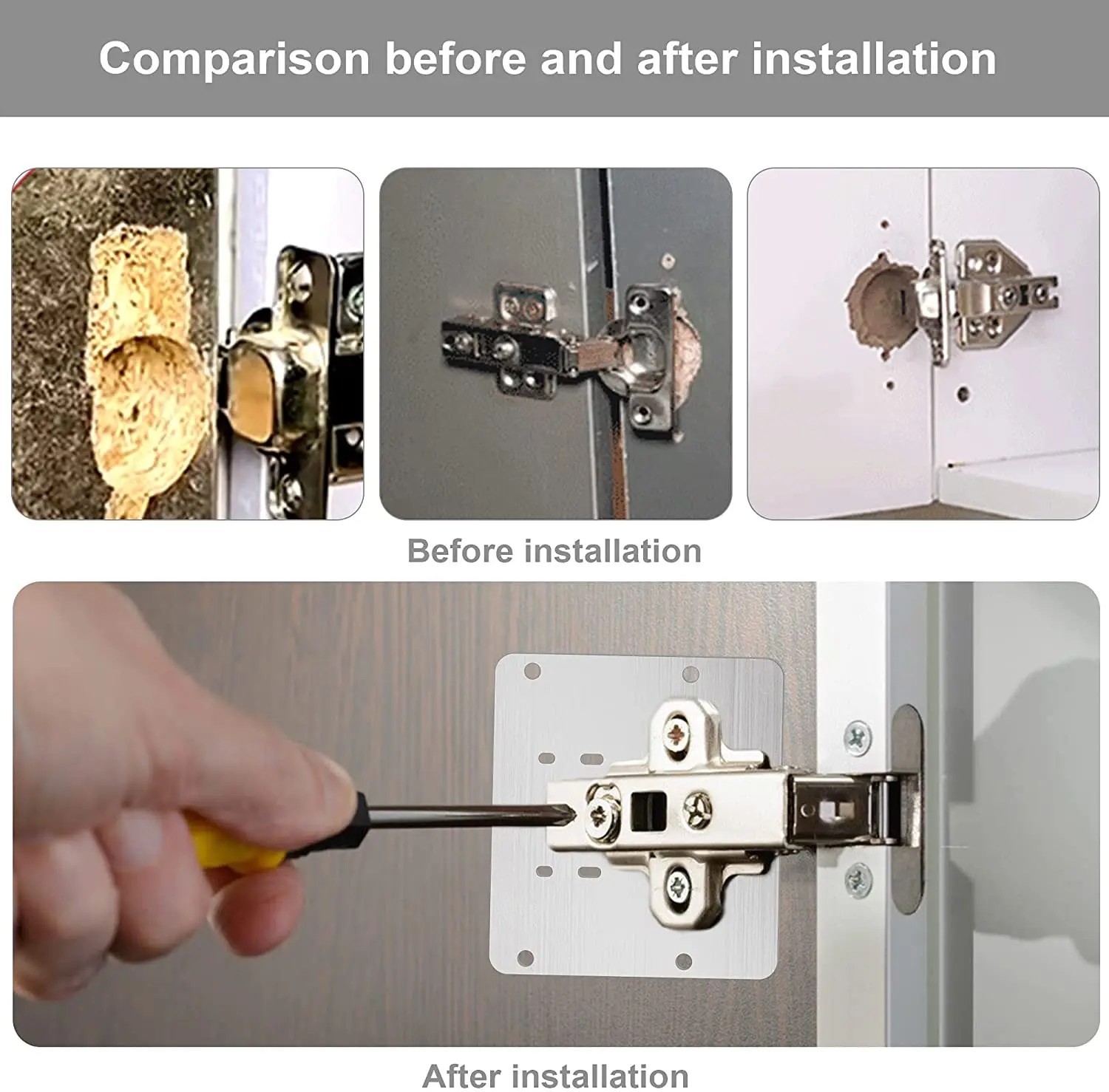 2 шт. петли для дверей шкафа из нержавеющей стали | Строительство и ремонт