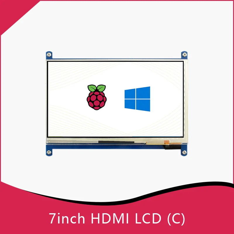 Waveshare 7 дюймовый Raspberry Pi HDMI ЖК дисплей Дисплей сенсорный Экран поддерживает 4/3/2 Jetson