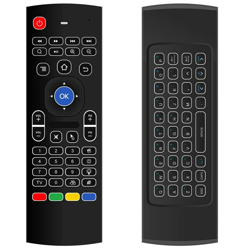 MX3 2.4G Wireless Keyboard Backlight Air Mouse Remote Control for TV Box Computer Smart 3 Axir Gyroscope Accelerator | Электроника