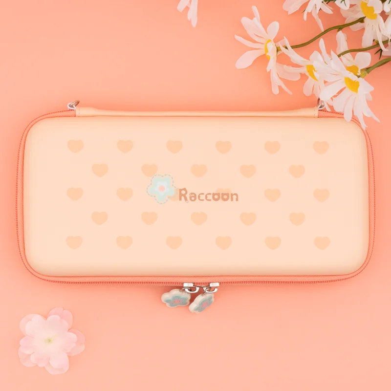 GeekShare Сумка для хранения Nintendo Switch портативная с ремешками милым медведем