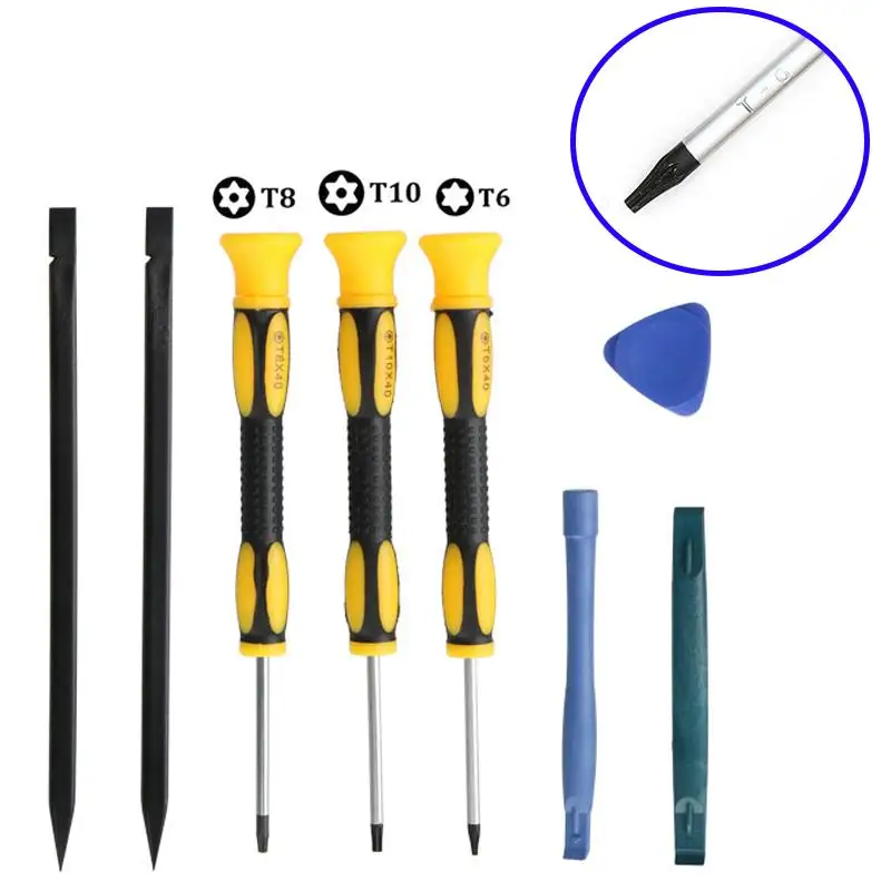 

Set Screwdriver Parts T8/T10/T6 Spudger Static Bars Drill Bits Mobile Phone