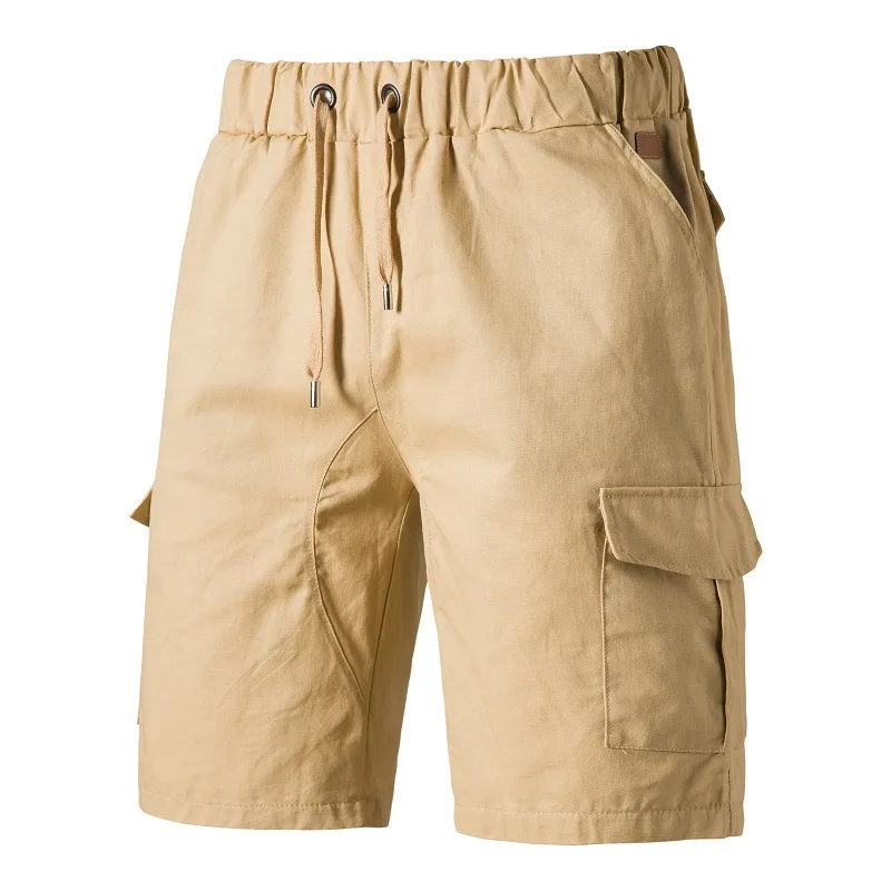 

Men's Work Cargo Shorts Summer New Beach Casual Shorts Bermudas Man Side Pocket Short Pants Sweatpants Male Clothing
