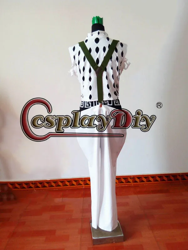 Косплэй diy JoJo невероятное приключение: золотой ветер Сьерра-Леоне Abbacchio Косплэй костюм на Хэллоуин Карнавальный полный набор индивидуальный заказ